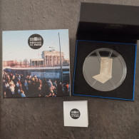 COFFRET 10 EURO ARGENT BE 2019 CHUTE DU MUR DE BERLIN FRANCE / PATINE SILVER EUROS - France