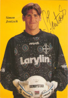 Fußball-Autogrammkarte AK Simon Jentzsch FC Bayer 05 Uerdingen 94-95 KFC Brüggen Am Niederrhein Schwalmtal SC Waldniel - Handtekening