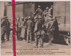 Oorlog Guerre 14/18 - Front D' Arras  Prisonniers Anglais, Gevangenen - Orig. Knipsel Coupure Tijdschrift Magazine  1917 - Non Classés