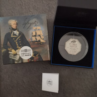 COFFRET 25 EURO ARGENT BE 2020 ARRIVEE DE LA FAYETTE A BOSTON FRANCE 1500 EX. / SILVER EUROS - France