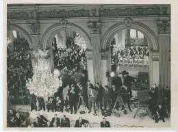 Photo Réception Du Président Coty En Janvier 1954 à L Hotel De Ville De Paris,La Presse,18/24 - Personnes Anonymes