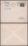 ESTADOS UNIDOS USA MAT PAQUEBOT NEW YORK  BUQUE MS WESTERDEN 1947 - Lettres & Documents