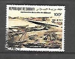 TIMBRE OBLITERE DE DJIBOUTI DE 1987 N° MICHEL 500/01 - Djibouti (1977-...)