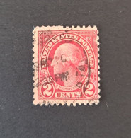 Timbre Obl. 2c Président George Washington 1923 - Used Stamps