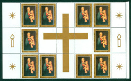 Bosnia And Herzegovina 1993 Christmas Mother Of God Croatian Post Mostar Middle Of The Sheet (1) BiH - Bosnia Herzegovina