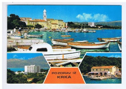 CROATIE - Pozdrav Iz KRKA En 3 Vues - Kroatien