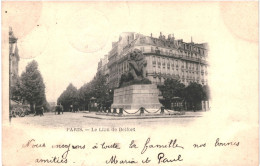 CPA Carte Postale  France Paris Lion De Belfort 1902 VM79109 - Andere Monumenten, Gebouwen