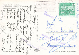 DDR AK Dessau 1979 Empfänger Und Absender Nicht Zu Ermitteln HPA Rostock - Covers & Documents