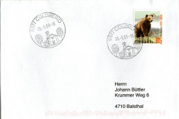 FDC  SWITZERLAND   Brown Bear    /   SUISSE  L`ours Brun - Orsi