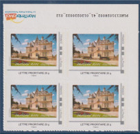 Château Pape Clément Pessac 10ème Salon Philatélique 4 Tvp Lettre Prioritaire 20g Le Château Le Jour Coin Numéroté - Unused Stamps