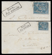 1894 (27 Avril), RRR - FRANCHISE MILITAIRE - CORR. DES ARMEES + ESCADRE DE LA MÉDITERRANÉE - INDOCHINE - Army Postmarks (before 1900)