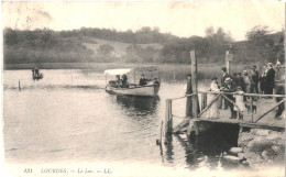 CPA Carte Postale  France Lourdes Le Lac Animée  VM79111 - Lourdes