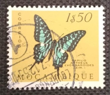 MOZPO0396UA - Mozambique Butterflies  - 1$50 Used Stamp - Mozambique - 1953 - Mozambique