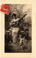 CPA AK Lady With A Guitar ARTIST SIGNED (1387098) - 1900-1949