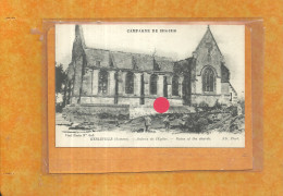 3-2024 - SOMME - 80 -  HERLEVILLE - Guerre 14-18 - L'église En Ruines - Sonstige & Ohne Zuordnung