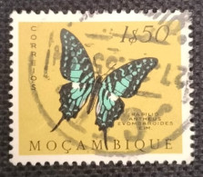 MOZPO0396UD - Mozambique Butterflies  - 1$50 Used Stamp - Mozambique - 1953 - Mozambique