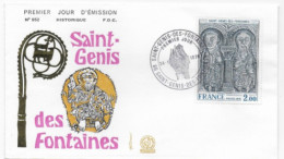 Enveloppe Premier Jour- Saint Denis Des Fontaines - 24 Janv 1976 Saint Denis Des Fontaines (66) F.D.C. 952 N° 1867 - 1970-1979