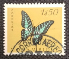 MOZPO0396UE - Mozambique Butterflies  - 1$50 Used Stamp - Mozambique - 1953 - Mozambique