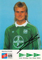 Fußball-Autogrammkarte AK Manfred Kubik FC Bayer 05 Uerdingen 87-88 KFC Krefeld 1.Saarbrücken SV Meppen Wuppertaler SV - Autographes