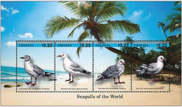 Bloc Sheet Oiseaux De Mer Mouettes Birds Seagulls Neuf  MNH **  Grenada 2014 - Gaviotas