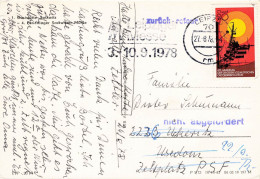 DDR AK Sackwitz Gaststätte 1978 - Zurück , Nicht Abgefordert - Lettres & Documents