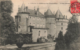 FRANCE - Collection Du Château De Chastellux (Façade) - La Cour D'honneur - Vue Panoramique - Carte Postale Ancienne - Avallon