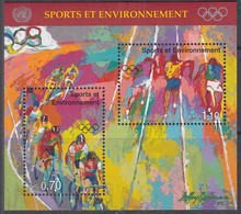 UNO GENF  Block 8, Postfrisch **, 100 Jahre Olympische Spiele Der Neuzeit, 1996 - Blocs-feuillets