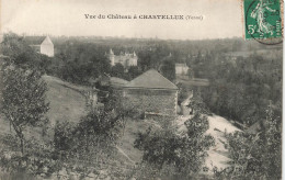 FRANCE - Vue Du Château De Chastellux (Yonne) - Vue Au Loin Du Château - Carte Postale Ancienne - Avallon