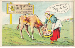 PUBLICITE AC#MK828 AGRICULTEURS SALEZ FOURRAGES ET BARBOTAGES - Werbepostkarten