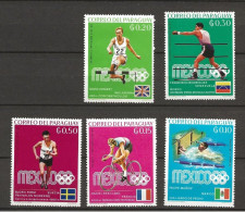 TIMBRE   PARAGUAY     MEXICO 88   Jeux Olympiques Neufs  (1515) - Paraguay
