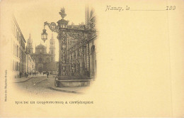 54 NANCY AD#MK863 RUE DE LA CONSTITUTION ET CATHEDRALE 1899 - Nancy