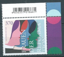 ALLEMAGNE ALEMANIA GERMANY DEUTSCHLAND BUND 2020 WOMEN OF THE REFORMATION MNH MI 3569 YT 3347 SN 3186 SG 4344 - Ungebraucht