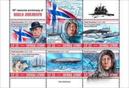 Sierra Leone 2023, Explorers, Amundsen, 6val In BF - Sierra Leone (1961-...)