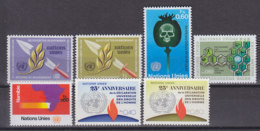 UNO GENF Jahrgang 1973, Postfrisch **, 30-36 Komplett - Nuevos