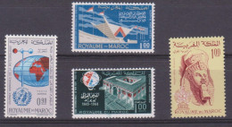 MAROC, Poste Aérienne N°111 à 114   , Neuf *,cote  6.7€( Maroc/014) - Marokko (1956-...)