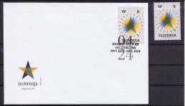 3333 B76 Slovenia 2024 FDC + MNH 20th Anniversary Of Slovenia's Membership Of The European Union - Sonstige & Ohne Zuordnung