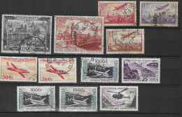 France Petite Collection De Poste Aérienne 1936/1960. Bonnes Valeurs. TB - Collections