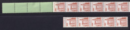 Berlin 539 RE 11+4 Grün Dextrin Burgen+Schlösser 190 Pf ** Alte Fluoreszenz - Roulettes