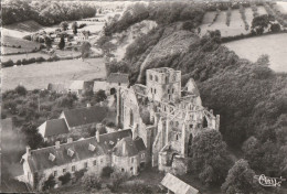 CPSM 9X14. HAMBYE - Vue Aérienne De L'Abbaye - Andere & Zonder Classificatie