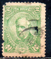 ARGENTINA 1888 1890 VICENTE LOPEZ 2c USED USADO OBLITERE' - Usados