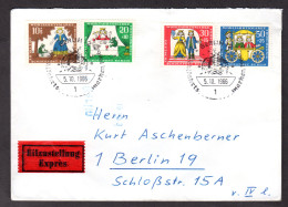 Berlin, Orts-Eilbote-Satzbrief Mi.-Nr. 295-8, Mit Ak-St. - Brieven En Documenten