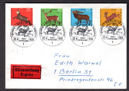 Berlin, Orts-Eilbote-Satzbrief Mi.-Nr. 291-4, Mit Ak-St. - Storia Postale