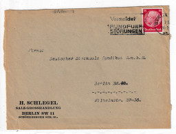 Dt. Reich: Ortsbrief Mit EF Hindenburg 15 Pfg. - Sonstige & Ohne Zuordnung