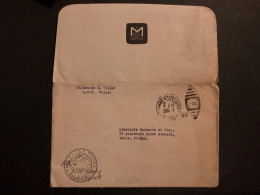 LETTRE OBL.MEC. APO JAN 7 ? + A.E.F. PASSED AS CENSORED A. 2564 - Postal History