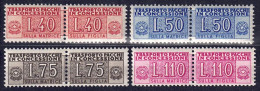 Italien 1953 - Paketmarken, Nr. 1 - 4, Postfrisch ** / MNH - Postpaketten