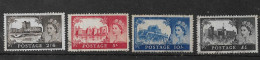 GB 1955 QE Ll CASTLES DEFINITIVES  SET USED - Oblitérés