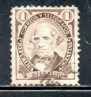 ARGENTINA 1888 1889 VELEZ SARSFIELD 1c USED USADO OBLITERE' - Used Stamps