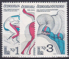 ** Tchécoslovaquie 1980 Mi 2544-6 (Yv 2368-70), (MNH)** - Unused Stamps