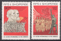 Albania 1989 First Communist International, 125th Anniv MNH VF - Albanie