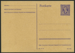 AMERIK. U. BRITISCHE ZONE P 903/04 BRIEF, 1945, 6 Pf. AM-Post Mit Offener 4 Und Anstrich Der 6 Endet Nach Oben, Ungebrau - Lettres & Documents